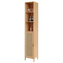 Vicco Armoire de salle de bain Bambou 30x170cm