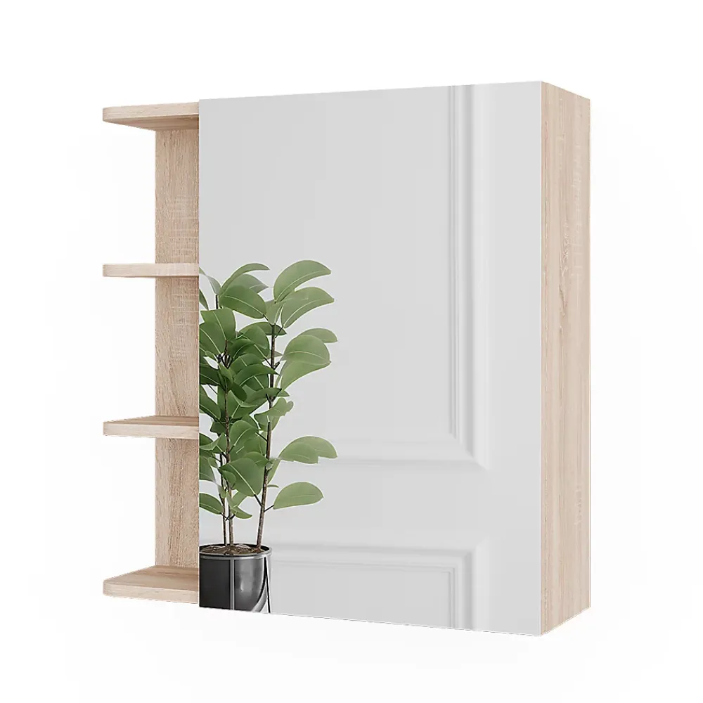 Armoire De Toilette|Vicco Armoire de toilette Sonoma 62x64cm