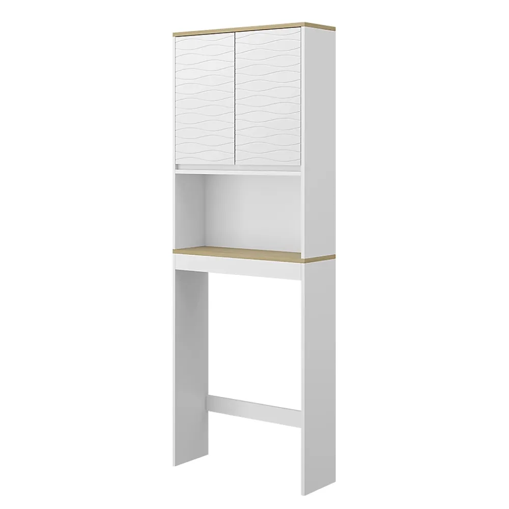 Meuble Wc|Vicco Armoire de toilette Blanc 60x163cm