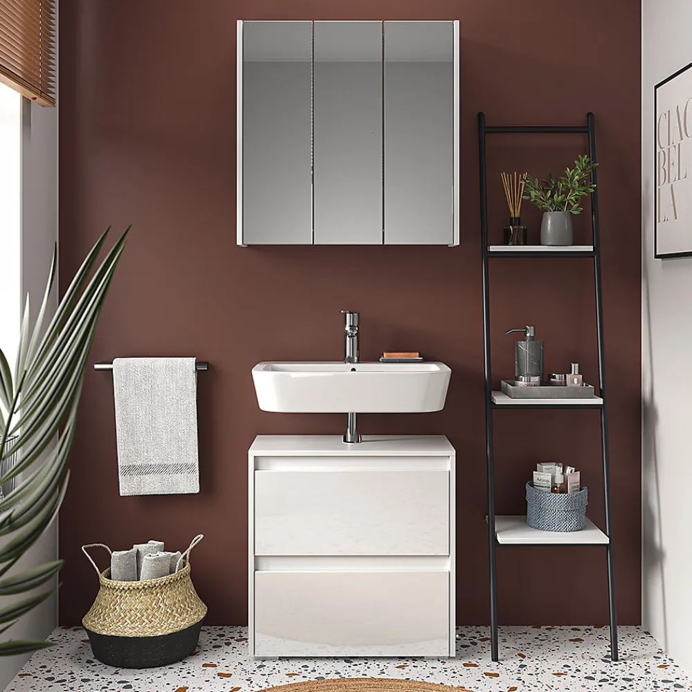 Vicco Armoire de toilette Blanc 67.4x68cm