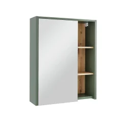Armoire De Toilette|Vicco Armoire de toilette Vert/Artisan 60x75cm