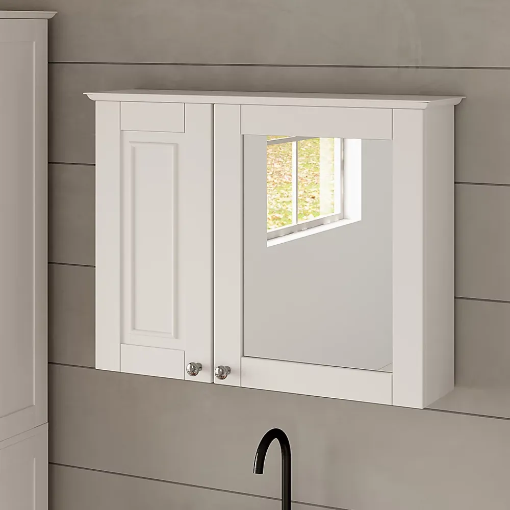 Armoire De Toilette|Vicco Armoire de toilette Blanc 68x51cm