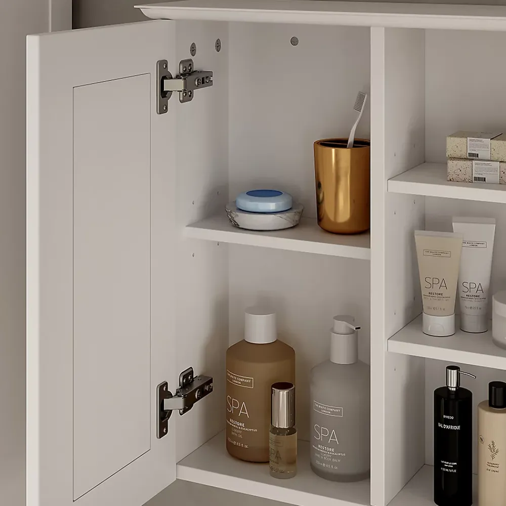 Armoire De Toilette|Vicco Armoire de toilette Blanc 68x51cm