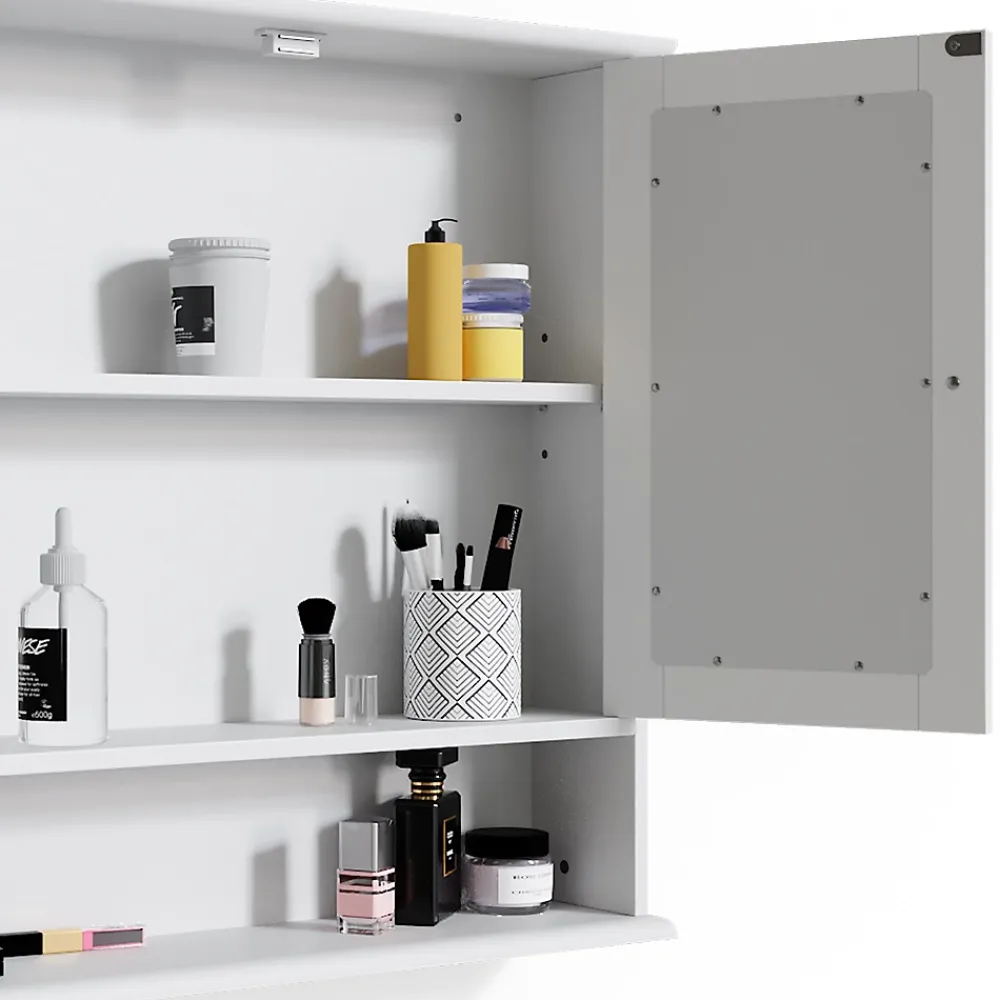 Armoire De Toilette|Vicco Armoire de toilette Blanc 56x58cm