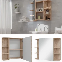 Vicco Armoire de toilette Sonoma 79.6x64cm