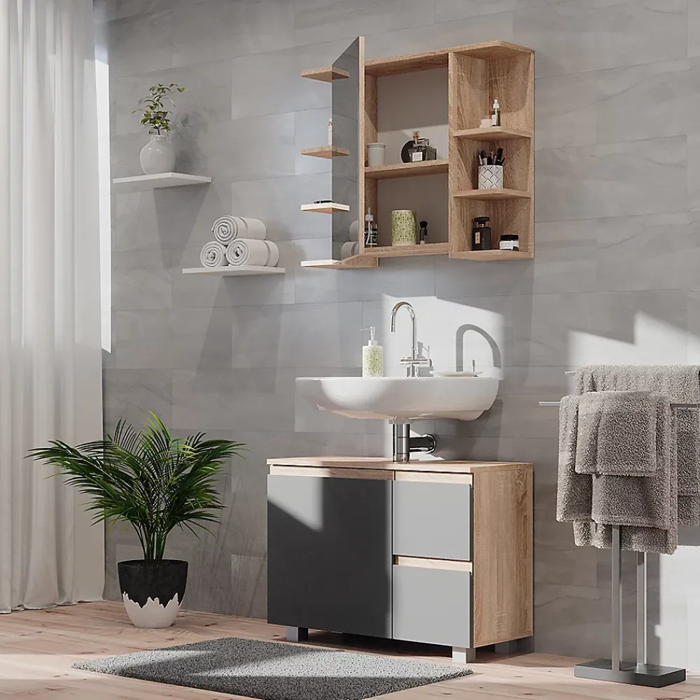 Vicco Armoire de toilette Sonoma 79.6x64cm