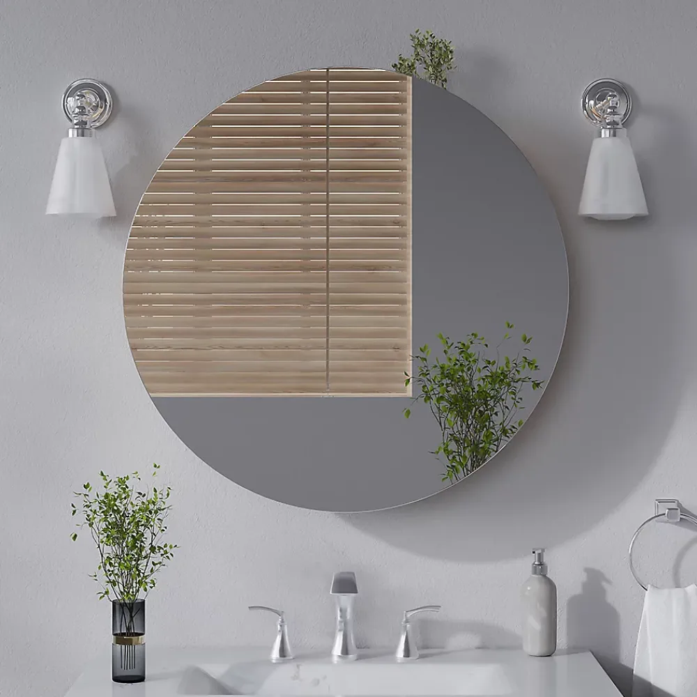 Vicco Armoire de toilette Chêne de force doré 70x70cm avec 2 compartiments