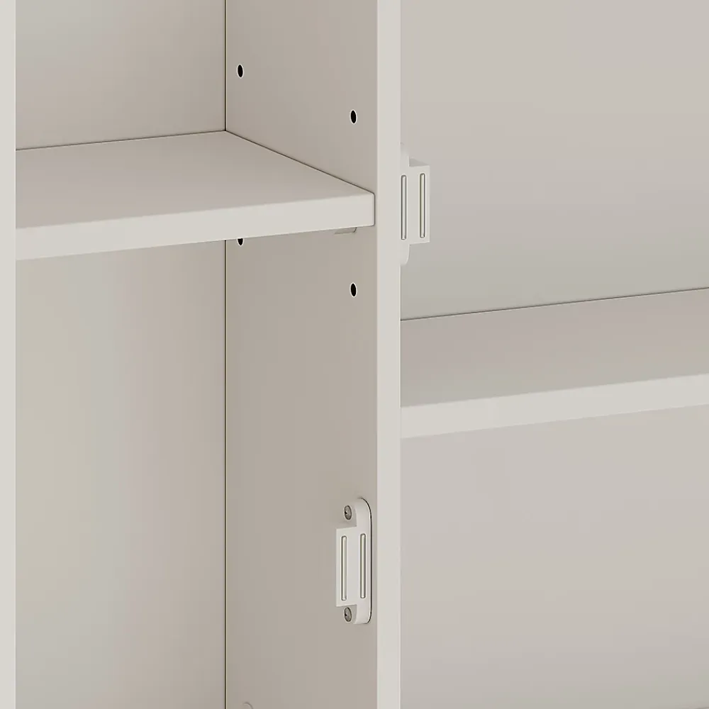 Armoire De Toilette|Vicco Armoire de toilette Blanc 68x49cm avec 2 portes