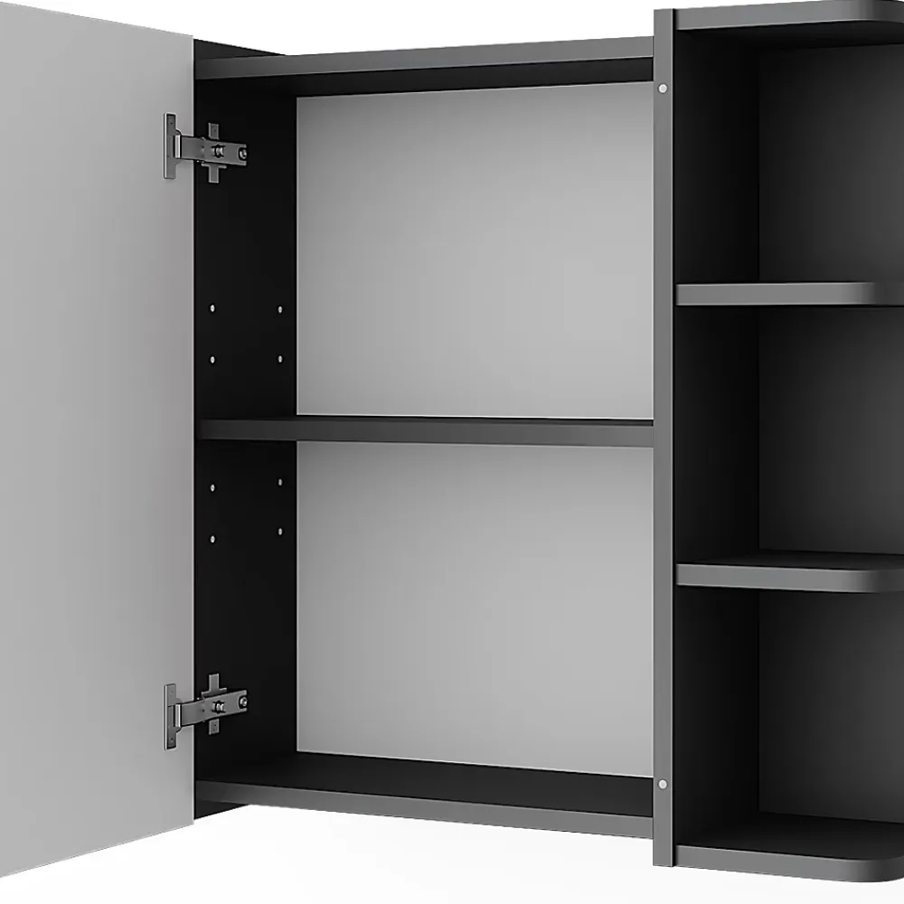 Armoire De Toilette|Vicco Armoire de toilette Anthracite 62x64cm