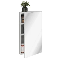 Armoire De Toilette|Vicco Armoire de toilette Blanc 32.8x60.2cm