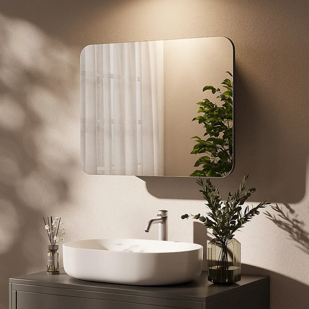 Vicco Armoire de toilette Anthracite 65x50cm avec des étagères