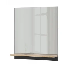 Armoire De Toilette|Vicco Armoire de toilette Anthracite 60x67cm avec étagère