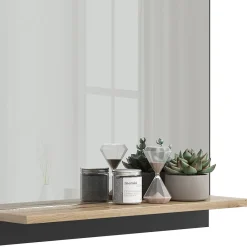 Armoire De Toilette|Vicco Armoire de toilette Anthracite 60x67cm avec étagère