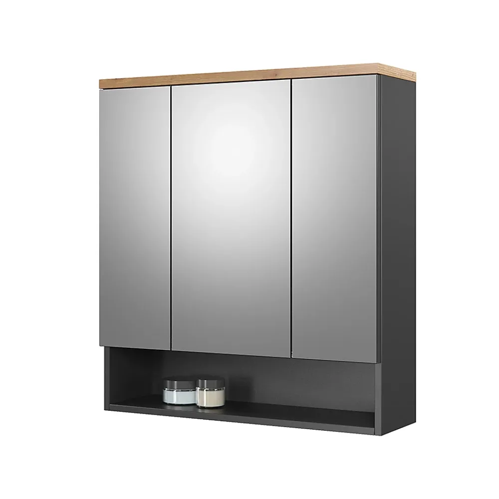 Vicco Armoire de toilette Anthracite 70x77.5cm