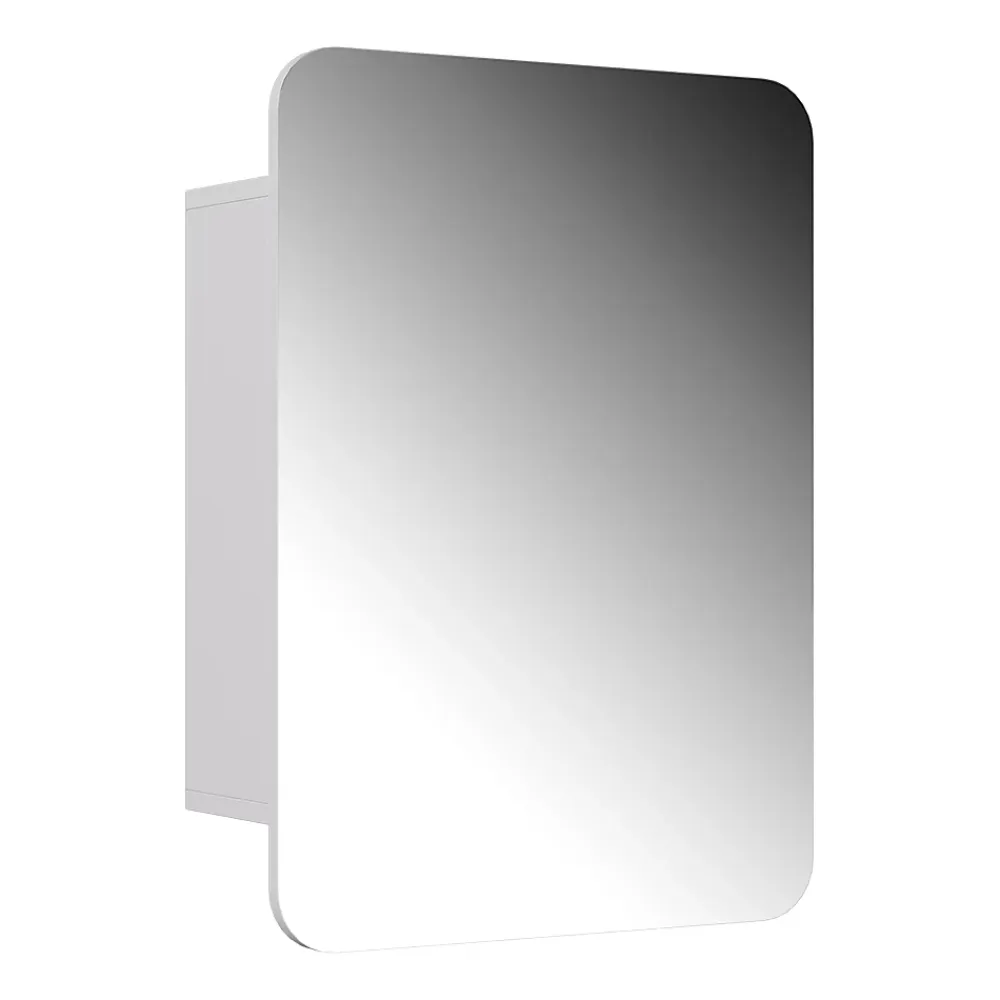 Armoire De Toilette|Vicco Armoire de toilette Blanc 70x50cm avec des étagères