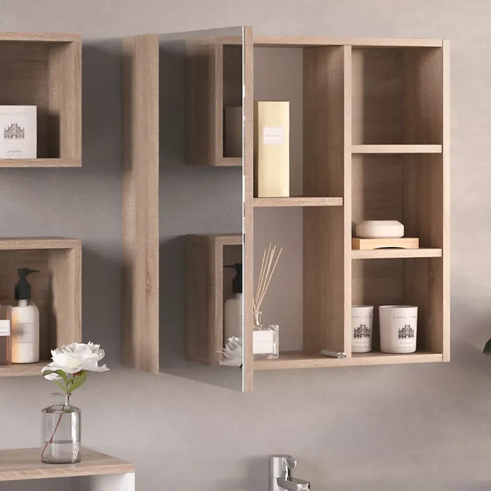 Vicco Armoire de toilette Sonoma 62x64cm