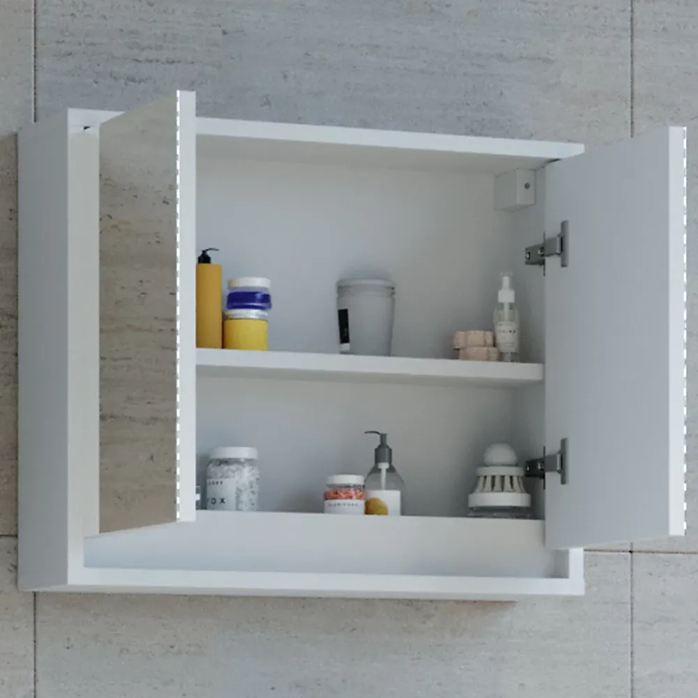 Vicco Armoire de toilette Blanc 55x45cm