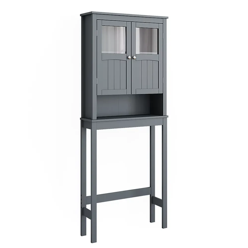 Meuble Wc|Vicco Armoire de toilette Gris 69x171cm