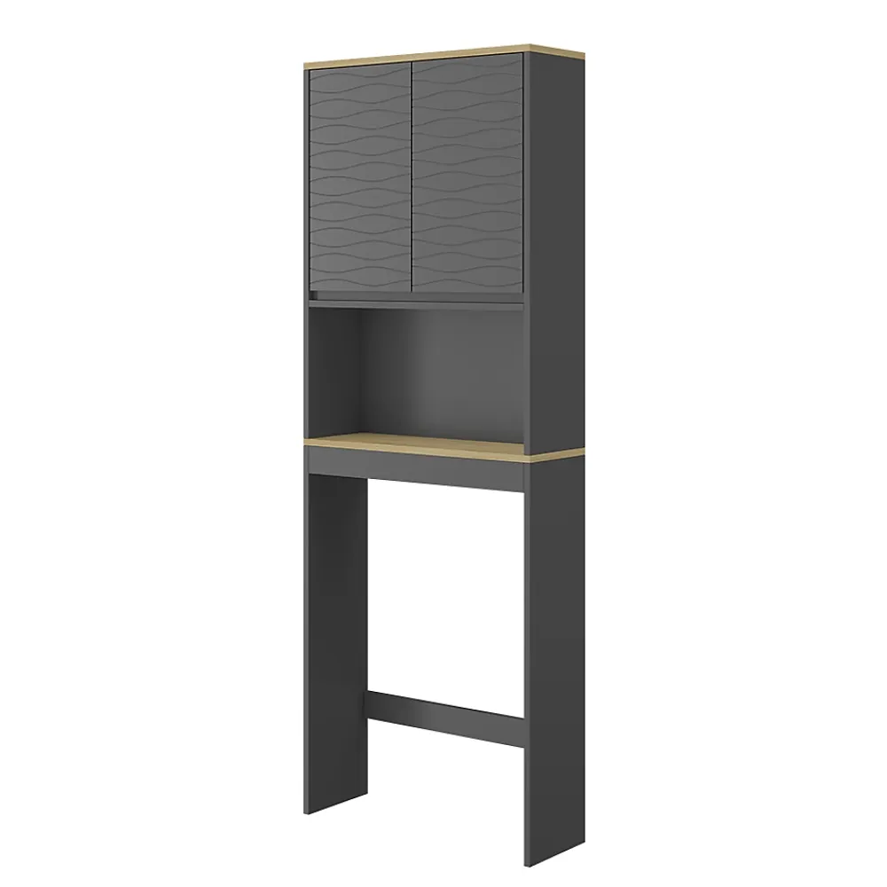 Vicco Armoire de toilette Anthracite 60x163cm