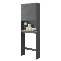 Vicco Armoire de toilette Anthracite 60x163cm