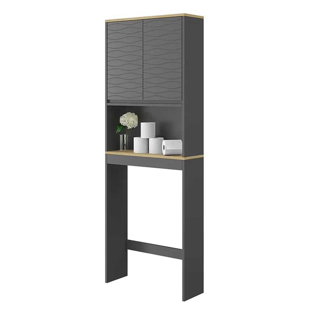 Vicco Armoire de toilette Anthracite 60x163cm