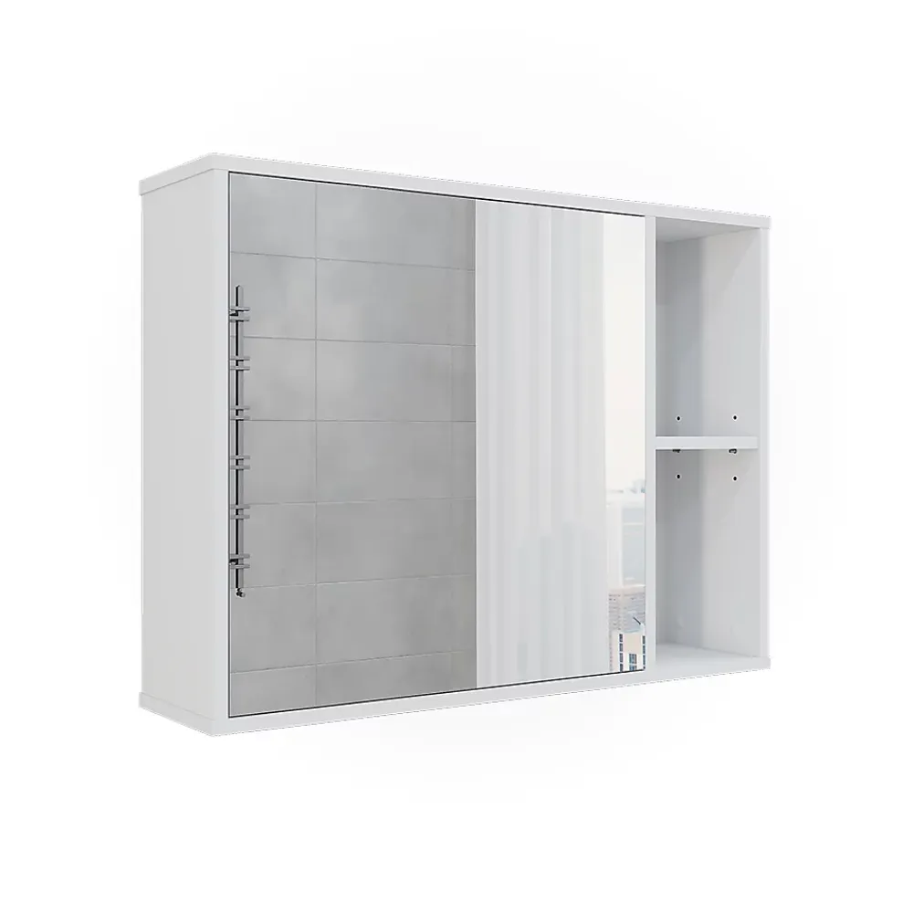 Armoire De Toilette|Vicco Armoire de toilette Blanc 80x60cm