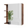 Armoire De Toilette|Vicco Armoire de toilette Oldstyle 62x64cm