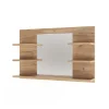 Armoire De Toilette|Vicco Armoire de toilette Chêne de force doré 78x50cm avec des étagères