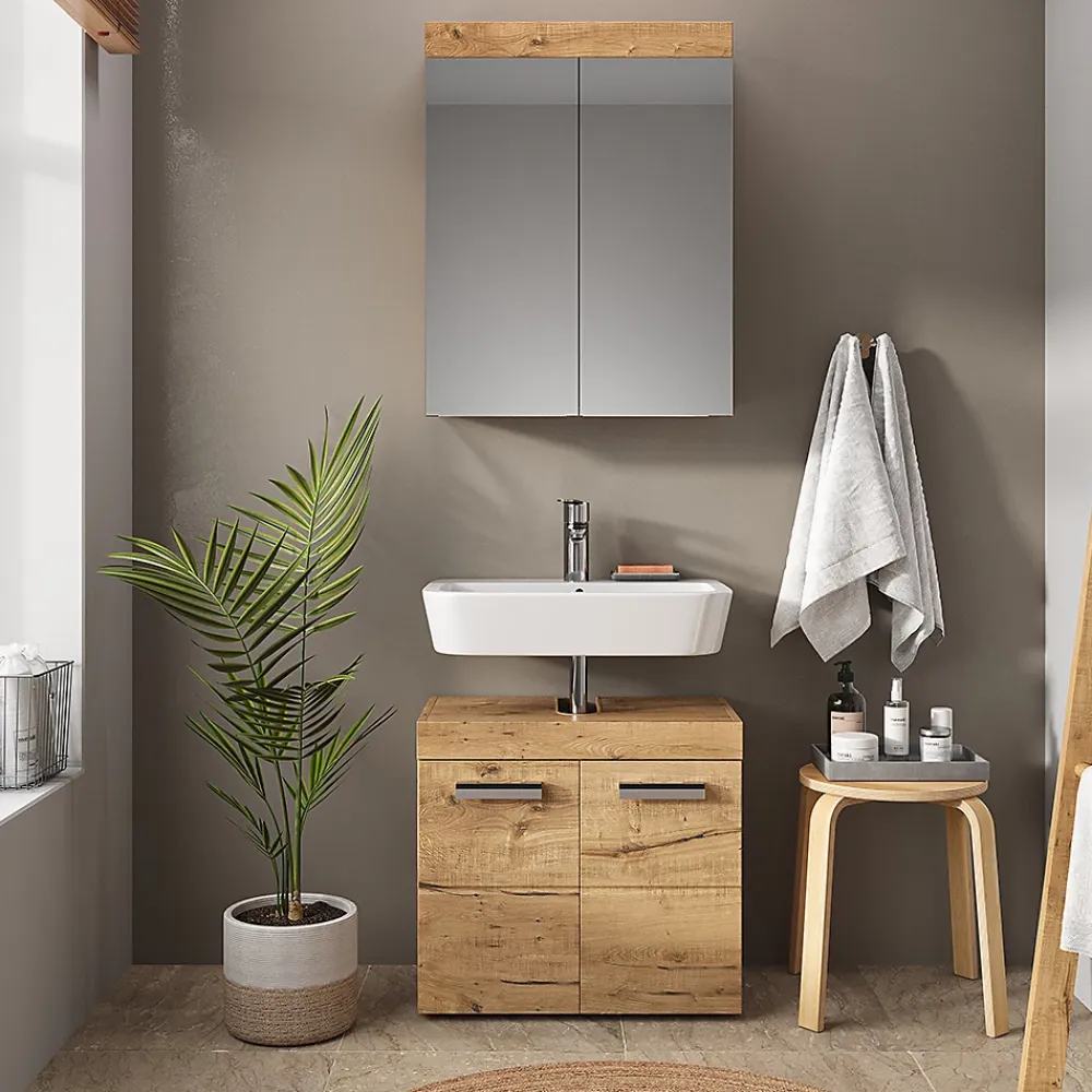 Vicco Armoire de toilette Chêne Wotan 60x77cm