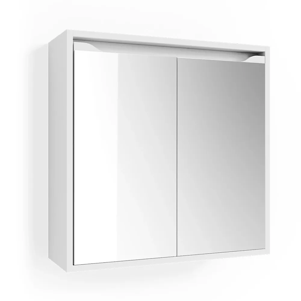 Armoire De Toilette|Vicco Armoire de toilette Blanc 60x60cm