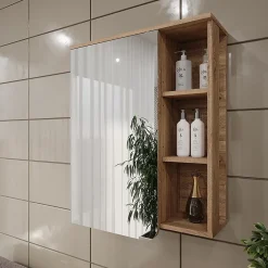Vicco Armoire de toilette Sonoma/Anthracite 60x75cm