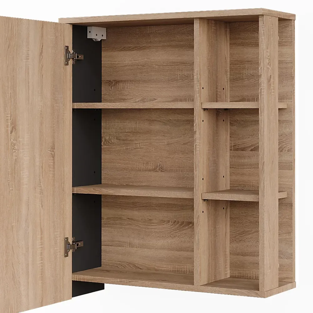 Vicco Armoire de toilette Sonoma/Anthracite 60x75cm