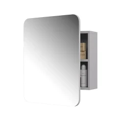Vicco Armoire de toilette Blanc 60x50cm avec des étagères