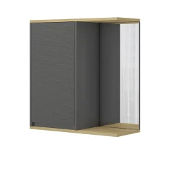 Vicco armoire de toilette Anthracite 60x63cm