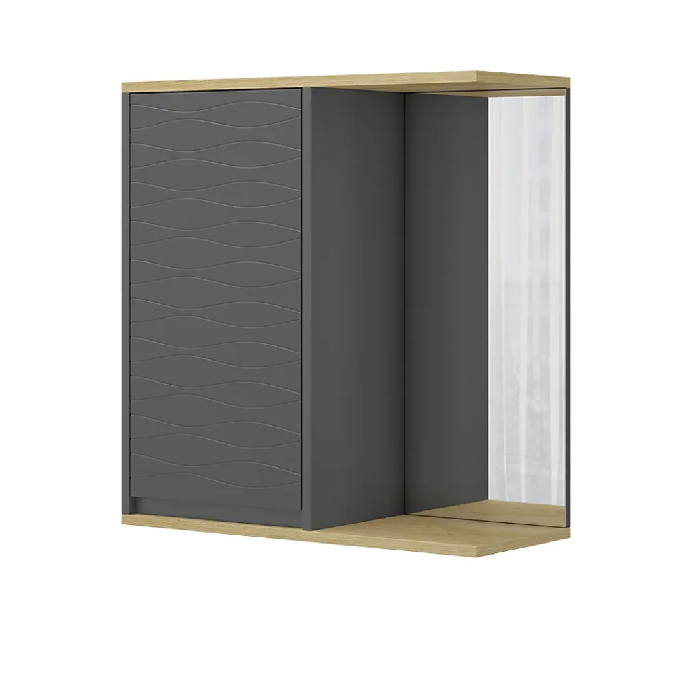 Vicco armoire de toilette Anthracite 60x63cm