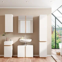Vicco Armoire de toilette Blanc 70.4x84cm avec 2 portes