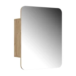 Vicco Armoire de toilette Chêne de force doré 65x50cm avec des étagères