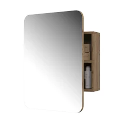 Vicco Armoire de toilette Chêne de force doré 65x50cm avec des étagères