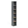 Colonne De Salle De Bains|Vicco Armoire haute Anthracite/chêne doré 30x188.6cm