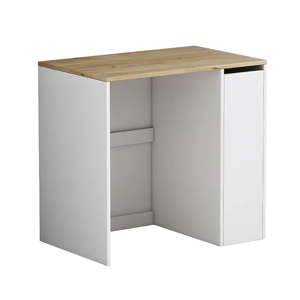 Vicco Armoire machine à laver Blanc 93.5x88.5cm avec 3 compartiments