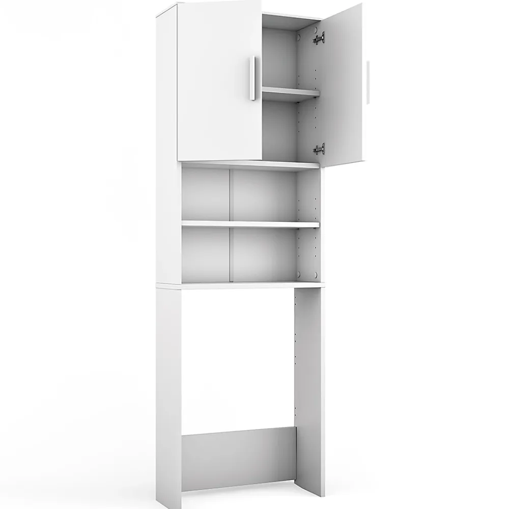 Meuble Wc|Vicco Armoire machine à laver Blanc 64x190cm