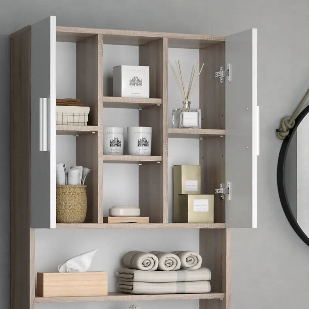 Meuble Wc|Vicco Armoire machine à laver Sonoma 64x190cm