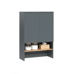 Meuble Wc|Vicco Armoire machine à laver Anthracite/chêne doré 68x100.4cm