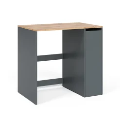 Vicco Armoire machine à laver Anthracite/chêne doré 93.6x88.2cm Meuble sous la machine à laver