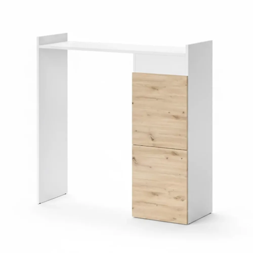 Meuble Wc|Vicco Armoire machine à laver Blanc 99x98cm avec 2 tiroirs