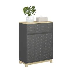 Vicco Armoire Midisch Anthracite 60x80cm avec tiroir