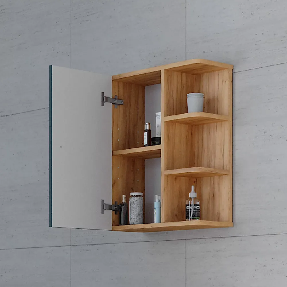 Armoire De Salle De Bains|Vicco Armoire murale de salle de bain Vert 47.2x59.2cm