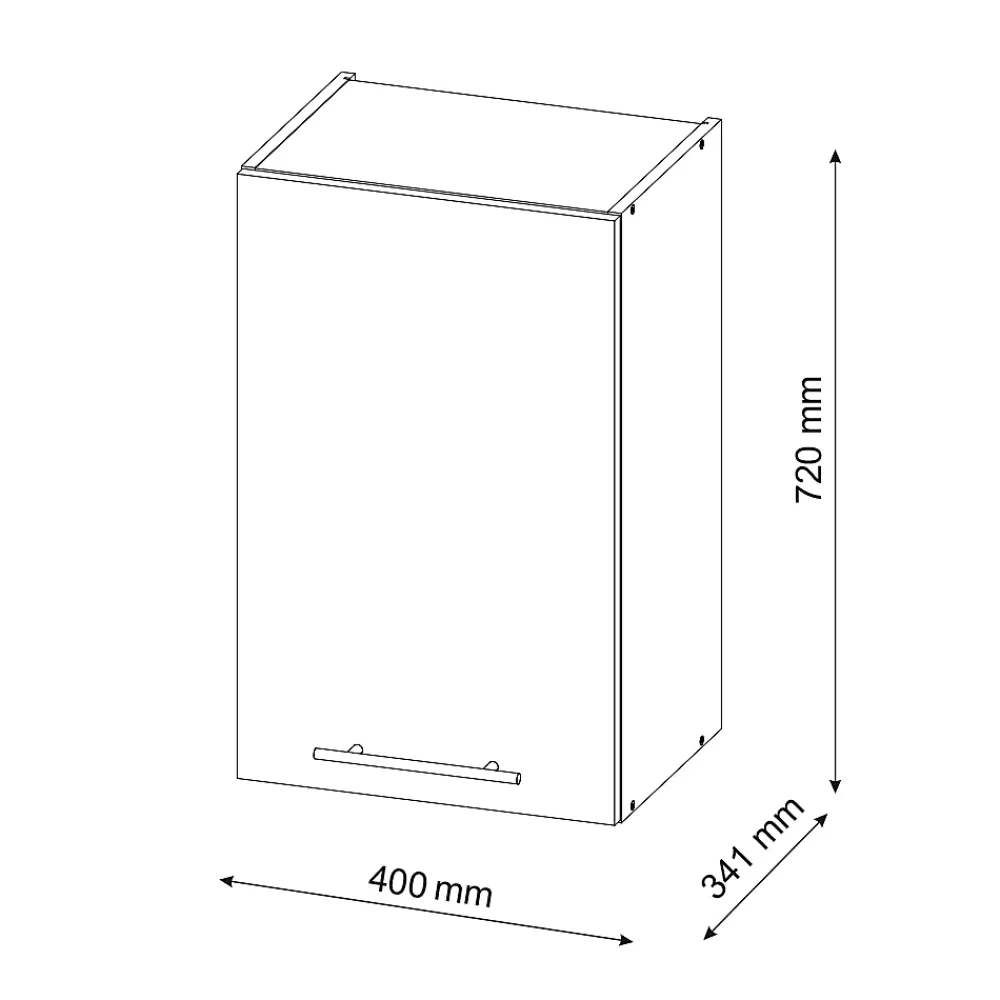Armoire De Salle De Bains|Vicco Armoire murale de salle de bain Chêne noir brillant/blanc 40x72cm
