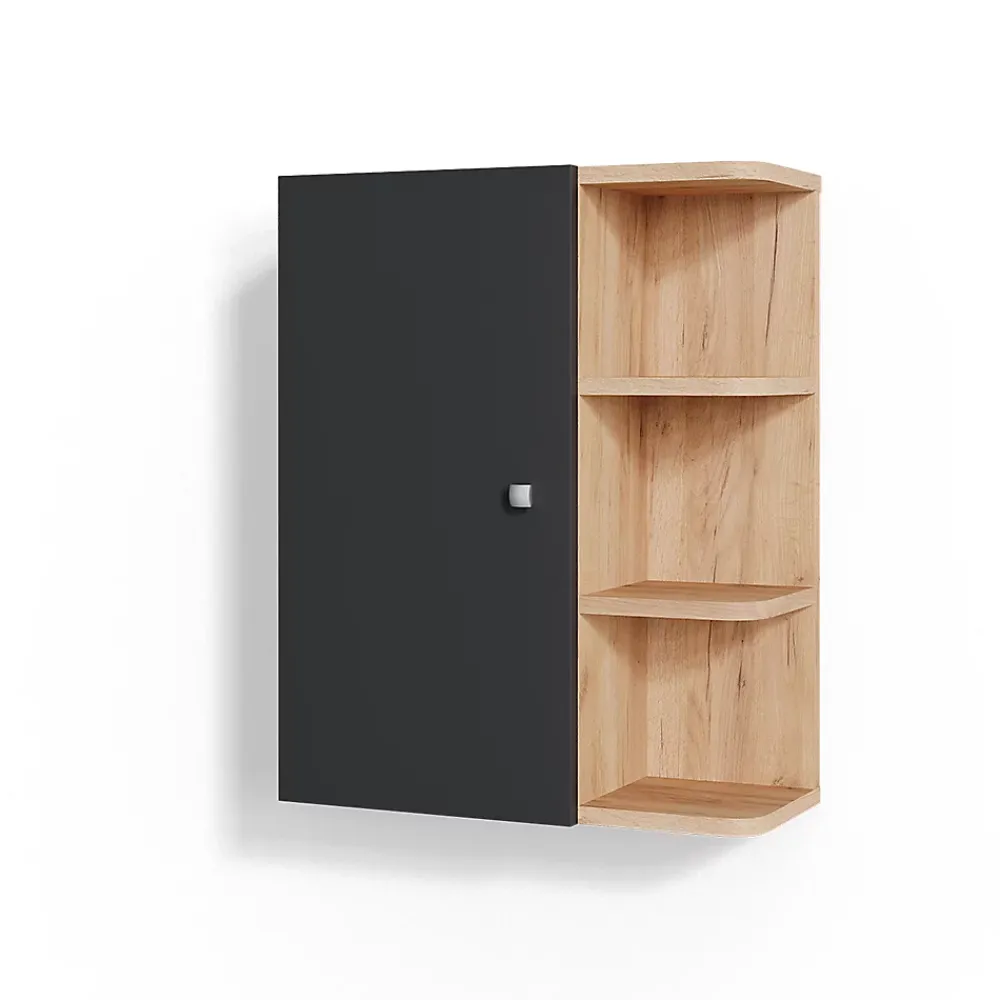 Vicco Armoire murale de salle de bain Anthracite 47.2x59.2cm