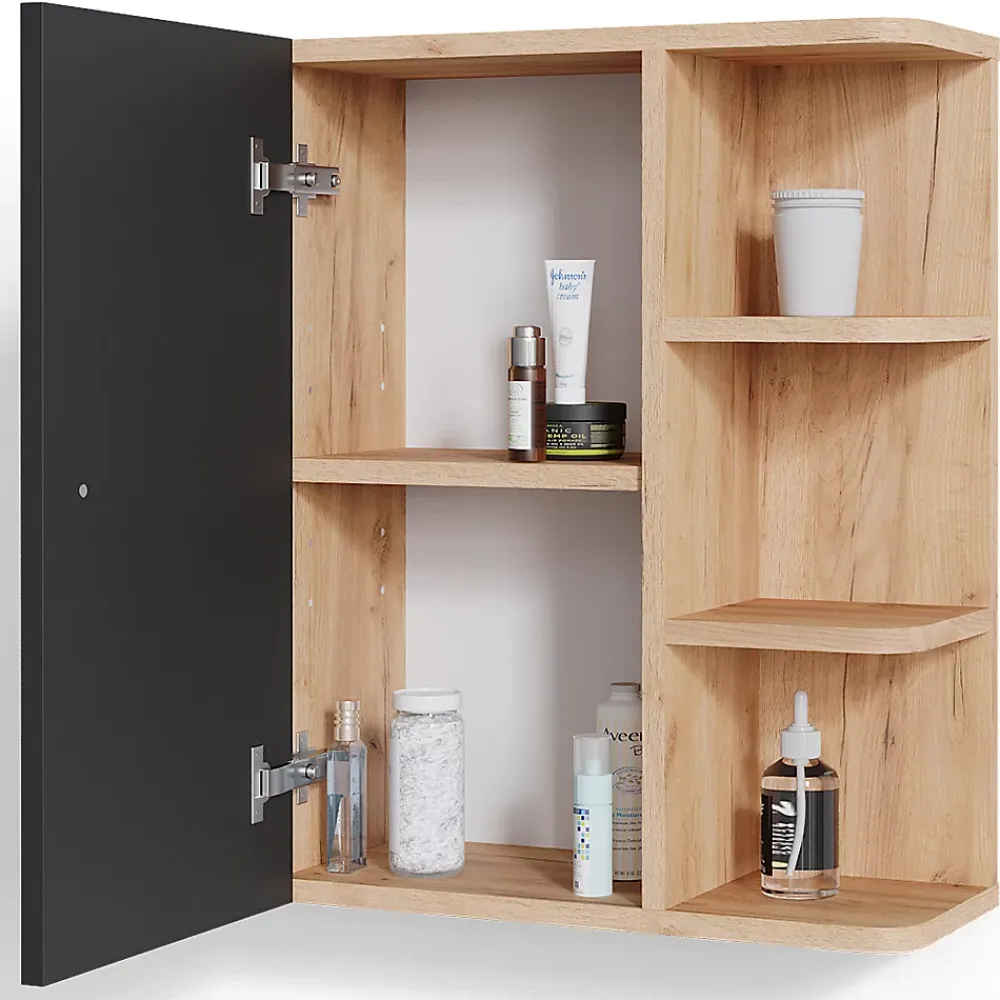 Vicco Armoire murale de salle de bain Anthracite 47.2x59.2cm